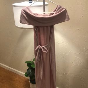 Maternity off the shoulder dress